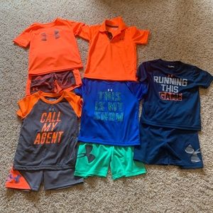 Toddle boy Under Armour clothes